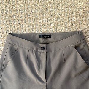 Dynamite Gray Trousers with Flared Style